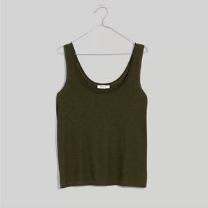 Madewell Eastover Tank in Olive